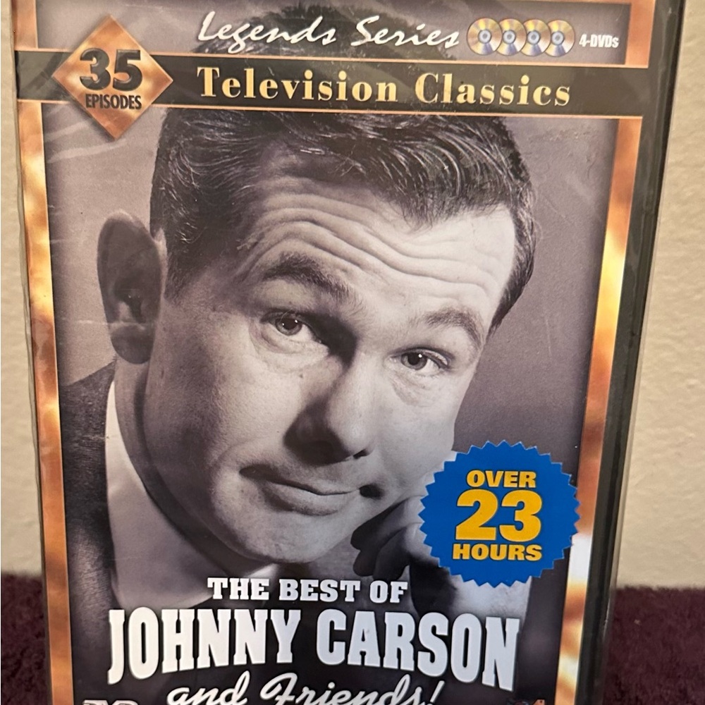 Johnny Carson The Best of Johnny Carson and Friends box set of 4 DVDs New sealed